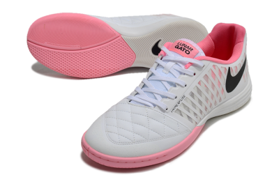 Nike Lunar Gato 2 IC Football Shoes - White/Pink/Black