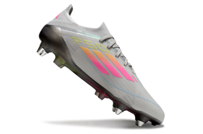 Adidas F50 Elite SG Football Boots - Grey/Pink/Yellow