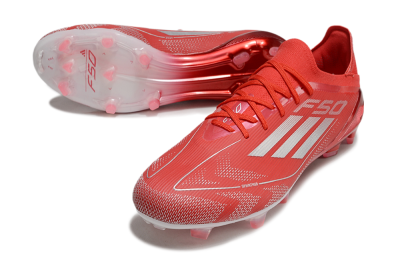 Adidas F50 Elite FG Football Boots - Red/Silver