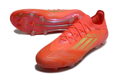 Adidas F50 Elite FG Football Boots - Red/Gold
