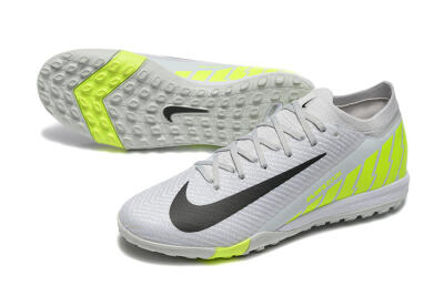 Nike Air Zoom Mercurial Vapor 16 Elite TF Football Shoes - Grey/Yellow/Silver