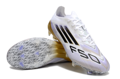 Adidas F50 Elite FG Football Boots - White/Black/Yellow