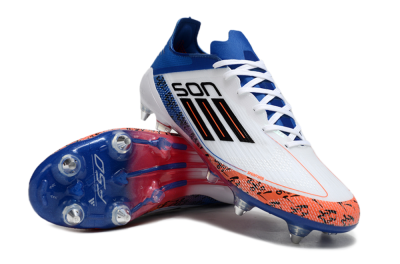 Adidas F50 Elite SG Football Boots - White/Black/Red/Blue