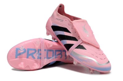 Adidas Predator Elite 25 Foldover Tongue FG Football Boots - Pink/Black/Blue