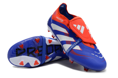 Adidas Predator Elite 25 Foldover Tongue FG Football Boots - Blue/White/Red
