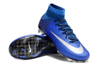 Nike Mercurial Superfly 4 CR7 FG Football Boots - Blue/White/Black