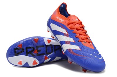 Adidas Predator 25 Elite FG Football Boots - Blue/White/Red