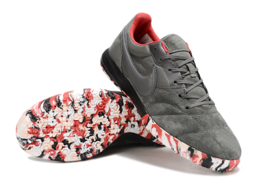 Nike Premier 2 Sala IC Football Shoes - Grey/Black/Red
