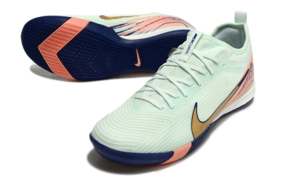Nike Air Zoom Mercurial Vapor 16 Pro IC Football Shoes - Jade/Gold/Pink