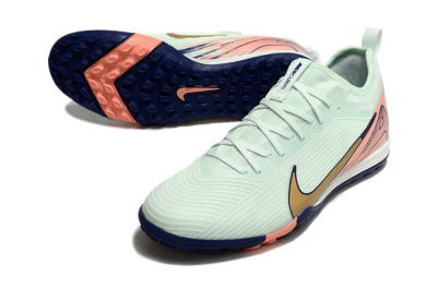 Nike Air Zoom Mercurial Vapor 16 Pro TF Football Shoes - Jade/Gold/Pink