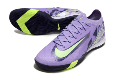 Nike Air Zoom Mercurial Vapor 16 Elite IC Football Shoes - Purple/Yellow/White