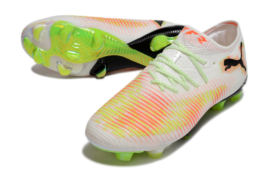 Puma Future 8 Ultimate FG Football Boots - White/Red/Yellow