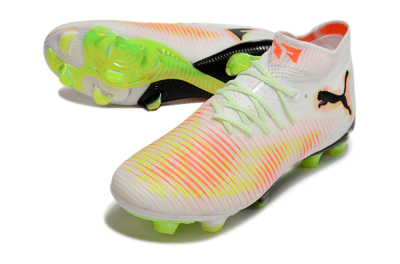 Puma Future 8 Ultimate FG Football Boots - White/Red/Yellow