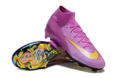 Nike Air Zoom Mercurial Superfly 10 Elite FG Football Boots - Purple/Yellow/Gold