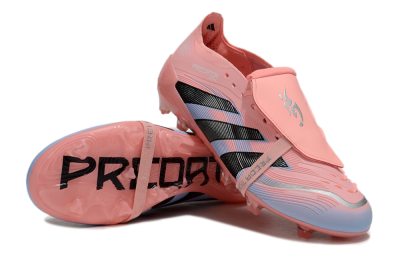 Adidas Predator Elite 25 Foldover Tongue FG Football Boots - Pink/Blue/Black