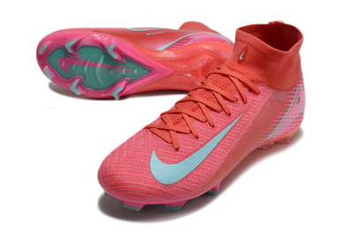 Nike Air Zoom Mercurial Superfly 10 Elite FG Football Boots - Red/Jade/White
