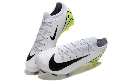 Nike Air Zoom Mercurial Vapor 16 Elite FG Football Boots - White/Black/Yellow