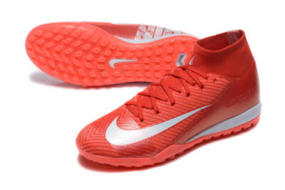Nike Air Zoom Mercurial Superfly 10 Elite TF Football Shoes - Red/White