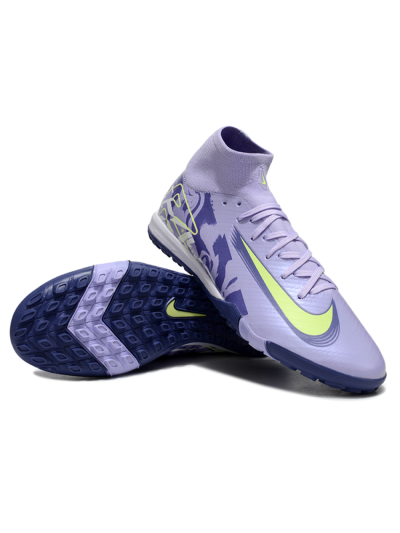 Nike Air Zoom Mercurial Superfly 10 Elite TF Football Shoes - Purple/Yellow/White