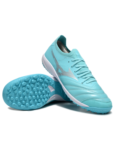 Mizuno Morelia Neo Sala TF Football Shoes - Jade/Silver/White