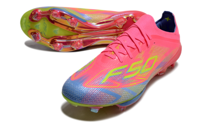 Adidas F50+ Elite Lightstrike Pro FG Football Boots - Red/Blue/Yellow