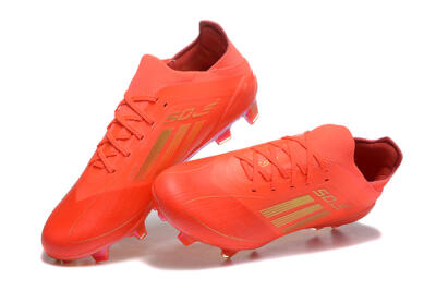 Adidas F50 Elite FG Football Boots - Red/Gold