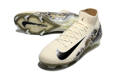 Nike Air Zoom Mercurial Superfly 10 Elite FG Football Boots - Beige/Black/Yellow