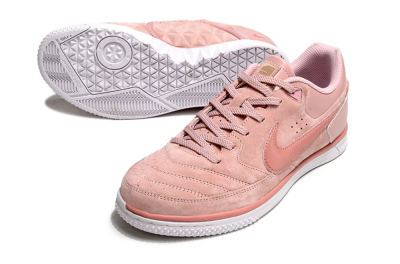 Nike Street Gato IC Football Shoes - Pink/White