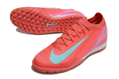 Nike Air Zoom Mercurial Vapor 16 Elite TF Football Shoes - Red/Jade/Pink