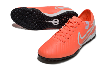 Nike Tiempo Legend 10 Pro TF Football Shoes - Red/White/Black