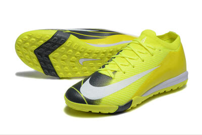 Nike Air Zoom Mercurial Vapor 16 Elite TF Football Shoes - Yellow/Black/White