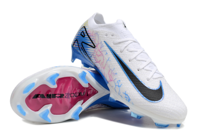 Nike Air Zoom Mercurial Vapor 16 Elite FG Football Boots - White/Black/Blue/Pink/Yellow