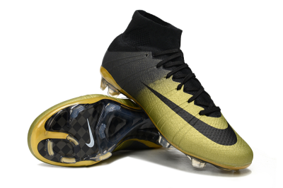 Nike Mercurial Superfly 4 CR7 FG Football Boots - Gold/Black