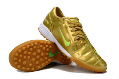 Nike Total 90 II TF Football Shoes - Gold/Yellow/White