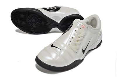 Nike Total 90 II IC Football Shoes - Beige/Black/White