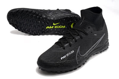 Nike Air Zoom Mercurial Superfly 10 Elite TF Football Shoes - Black/White/Yellow