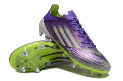 Adidas F50 Elite SG Football Boots - Purple/Silver/Yellow