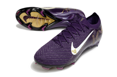 Nike Air Zoom Mercurial Vapor 16 Elite FG Football Boots - Purple/White/Gold
