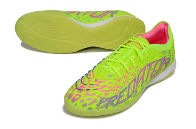 Adidas Predator 25 Elite IC Football Shoes - Yellow/Pink/White
