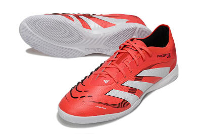 Adidas Predator 25 Elite IC Football Shoes - Red/White/Black