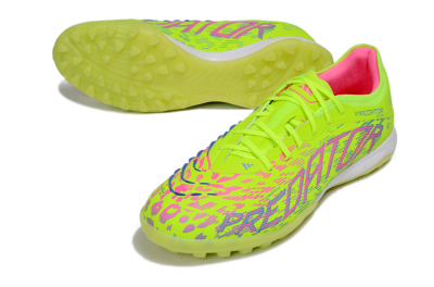 Adidas Predator 25 Elite TF Football Shoes - Yellow/Pink/White