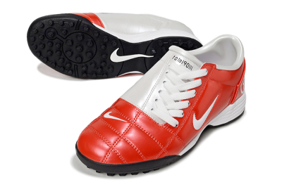 Nike Total 90 II TF Football Shoes - Red/White/Black