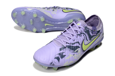 Nike Tiempo Legend 10 Elite FG Football Boots - Purple/Black/Yellow