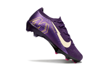 Nike Air Zoom Mercurial Vapor 16 Elite FG Football Boots - Purple/White/Gold