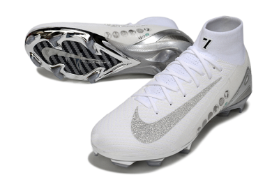 Nike Air Zoom Mercurial Superfly 10 Elite FG Football Boots - Beige/White/Silver