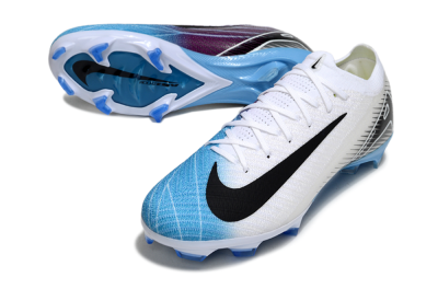 Nike Air Zoom Mercurial Vapor 16 Elite FG Football Boots - White/Black/Blue