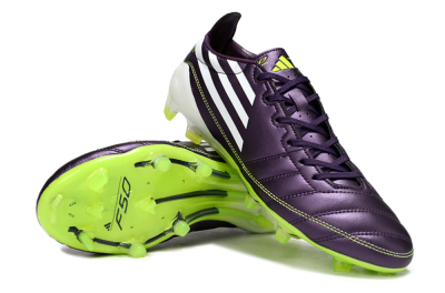Adidas F50 Elite FG Football Boots - Purple/White/Yellow