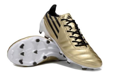 Adidas F50 Elite FG Football Boots - Gold/Black/White