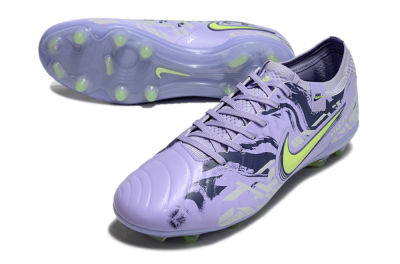 Nike Tiempo Legend 10 Elite FG Football Boots - Purple/Yellow