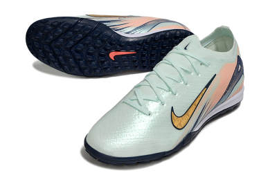 Nike Air Zoom Mercurial Vapor 16 Elite TF Football Shoes - Jade/Yellow/Blue